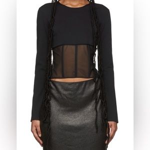 💜Tom Ford Black Powermesh Shirt